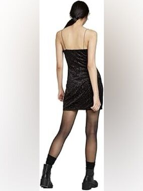 Guess Black Mini print Dress
